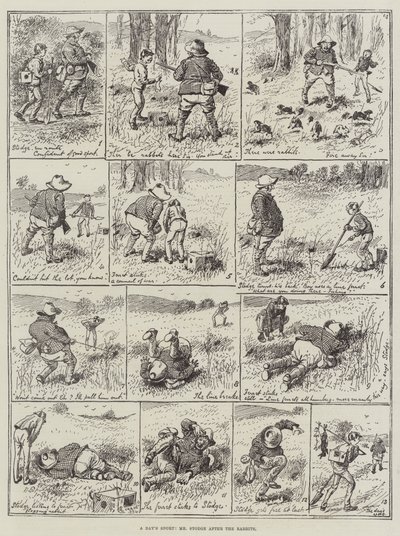 Une journée de sport, M. Stodge après les lapins - Alfred Courbould